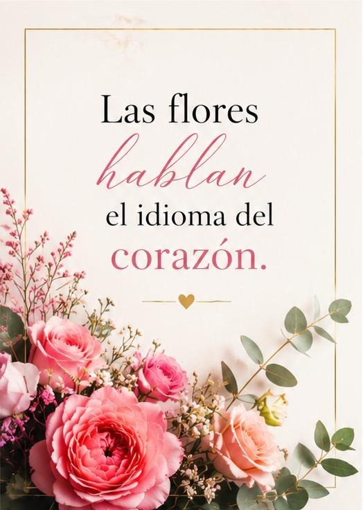 Las flores hablan el idioma del corazón — Floristería Carvi